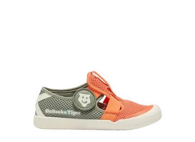 オニツカタイガー PS メキシコ66 サンダル "ミカンオレンジ/ライケングリーン" (キッズ)
