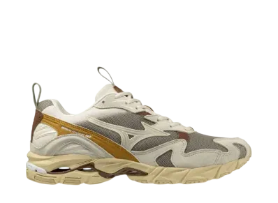 ミズノ ウェーブライダー10 "ベージュ/ライトベージュ/オレンジ"