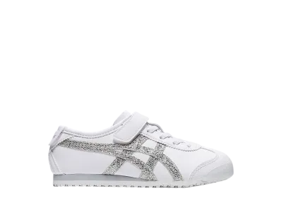 オニツカタイガー PS メキシコ66 "ホワイト/ピュアシルバー" (キッズ)