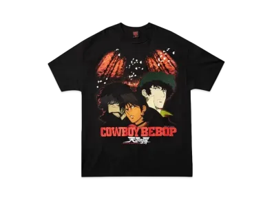 Geeks Rule x Cowboy Bebop 15 Silkscreen Printing T-Shirt "Black"