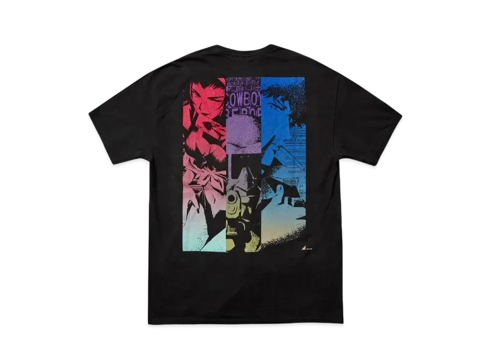 Geeks Rule x Cowboy Bebop 2+11 Silkscreen Printing T-Shirt "Black"