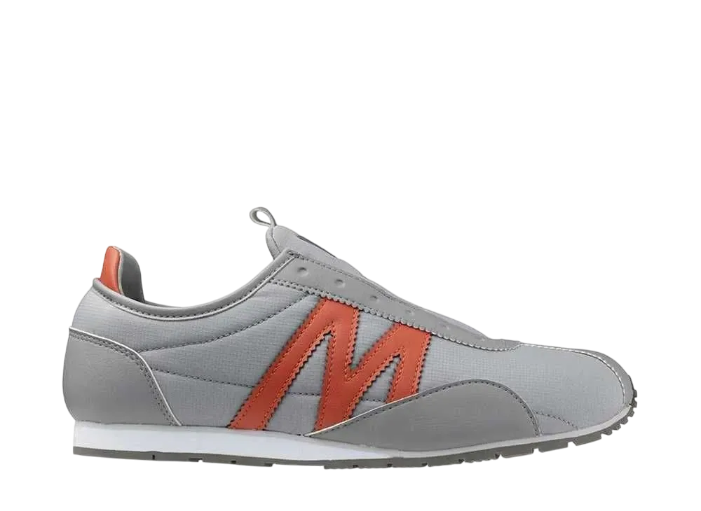 ミズノ MLC-00 スリッポン ウォータープルーフ "グレー/オレンジ"