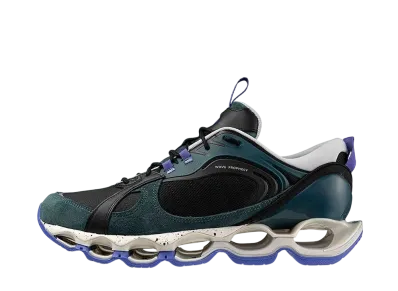 グラフペーパー × ミズノ ウェーブ プロフェシー ベータ2 "グリーン/ブラック/パープル"