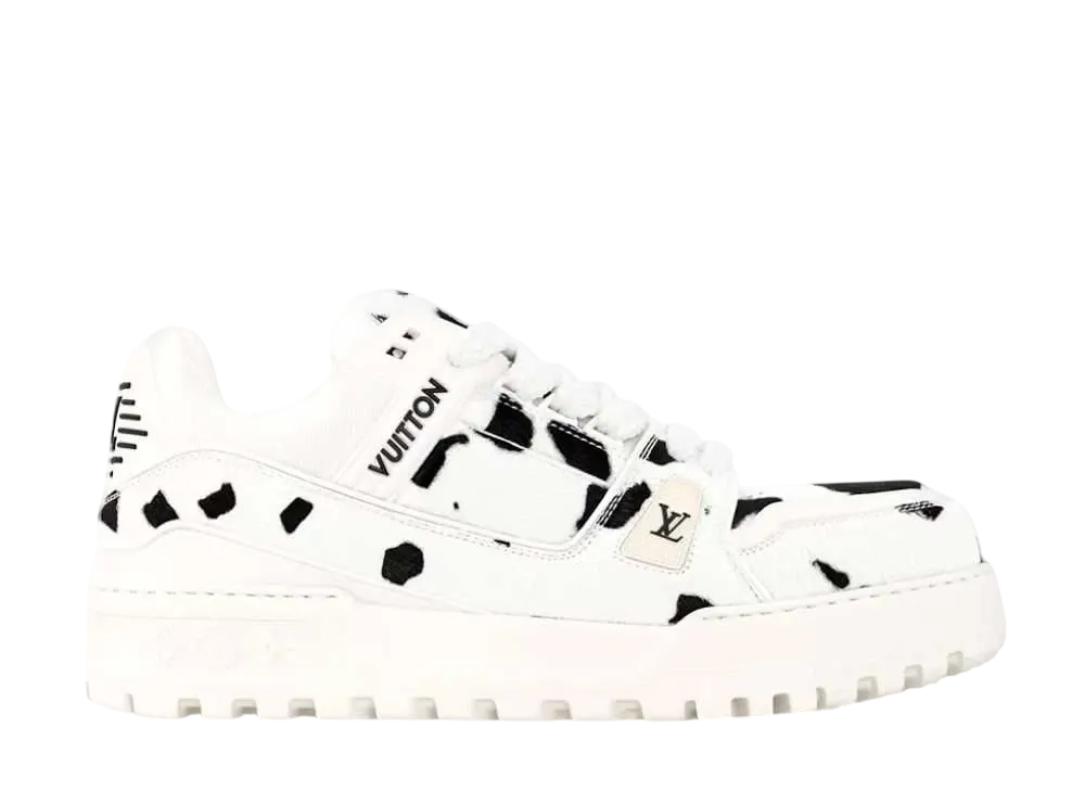 ルイヴィトン LV トレイナー マキシ・ライン スニーカー "ブロン/ノワール"