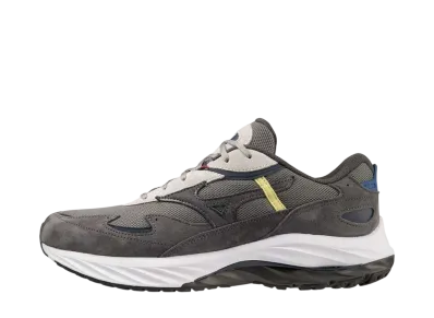 グラフペーパー × ミズノ ウェーブライダー ベータ "グレー/ダークグレー/ブルー"