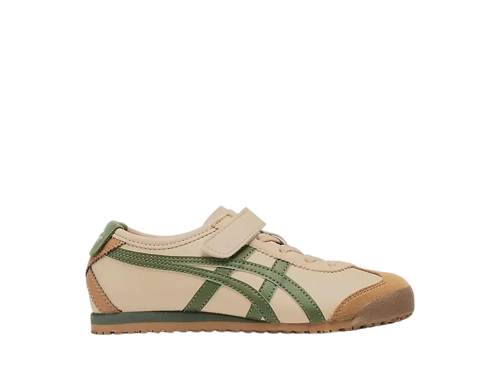 オニツカタイガー PS メキシコ66 "ベージュ/グリーン" (キッズ)