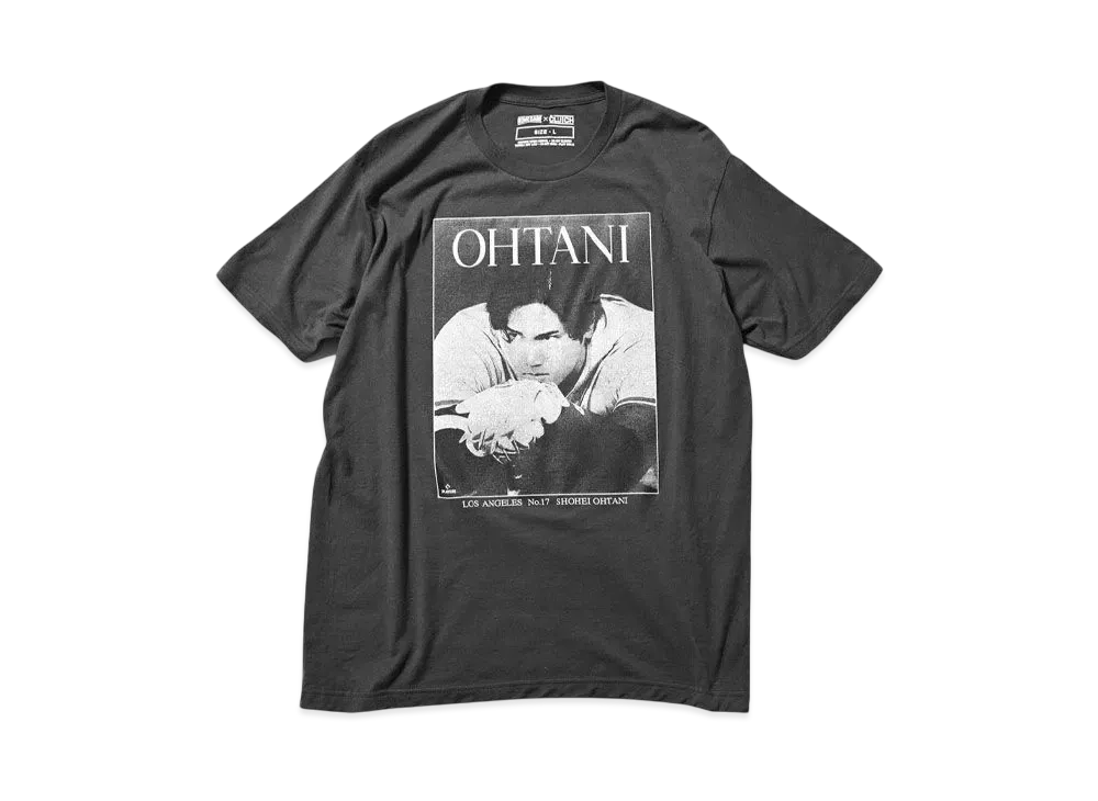 HOMEGAME x OHTANI \ Shohei Otani - TEE #7 "CHARCOAL"