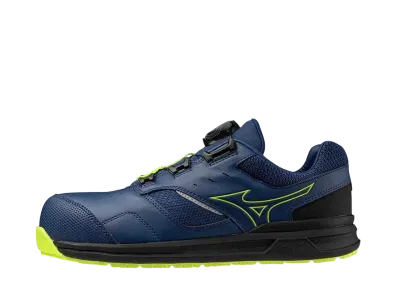 ミズノ オールマイティ LS2 51L ワイド ボア "ネイビー/ライムイエロー"