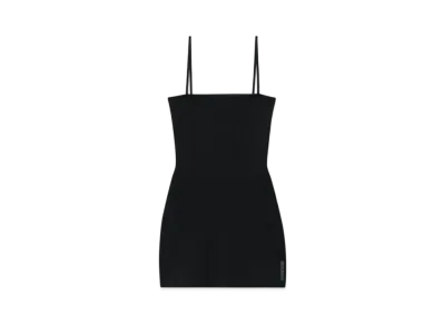Alexander Wang Cupro Knit Cami Mini Dress "Black"