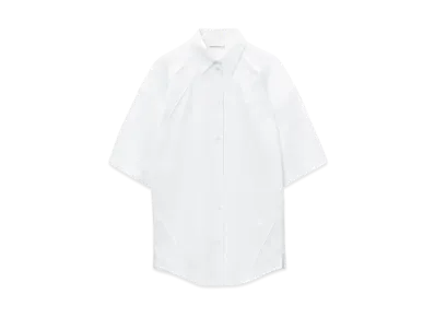 Alexander Wang Oversize Button Up Shirt Dress "White"