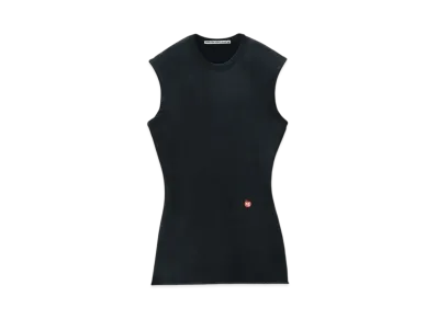 Alexander Wang Classic Terry Tapered Minidress "Black"