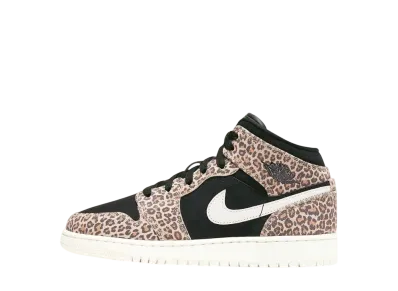 ナイキ GS エアジョーダン1 ミッド SE "レオパード"