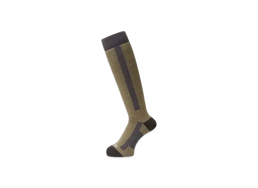 Goldwin Medium Weight Wool Knee Socks (C3 Fit / Unisex) "Olive Drab"