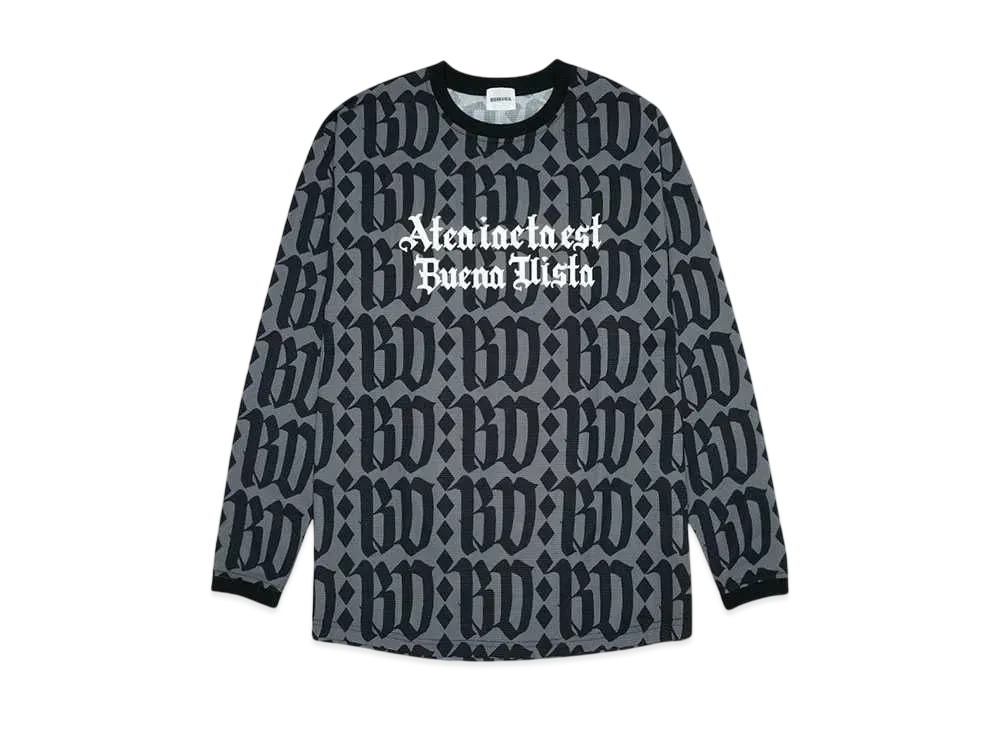 BUENA VISTA BV MONOGRAM TRACK TOP "GRAY"