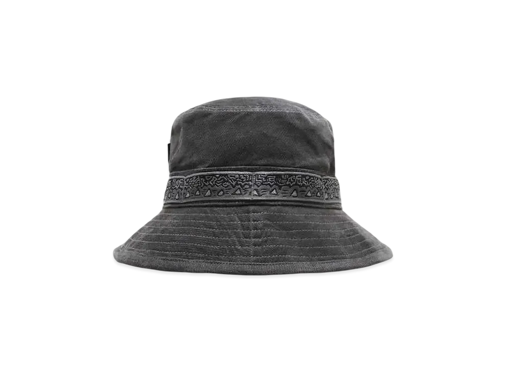 GRAMICCI x and wander JQ tape corduroy hat "CHARCOAL"