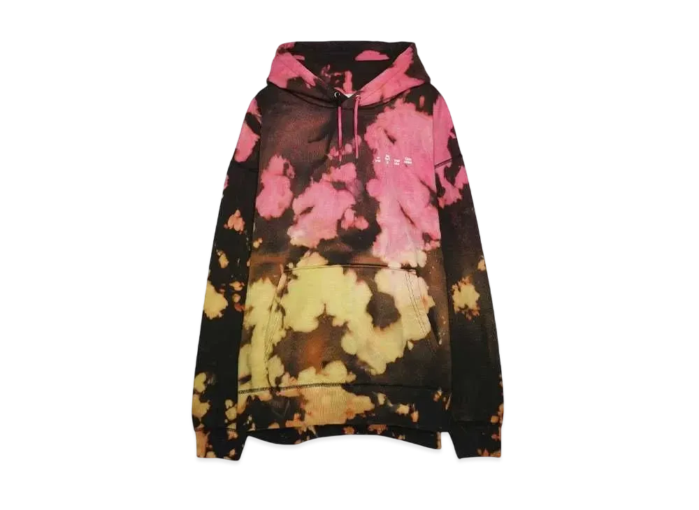 Bal LOGO TIE DYE HOODIE by YUKIDYE "BLACK"
