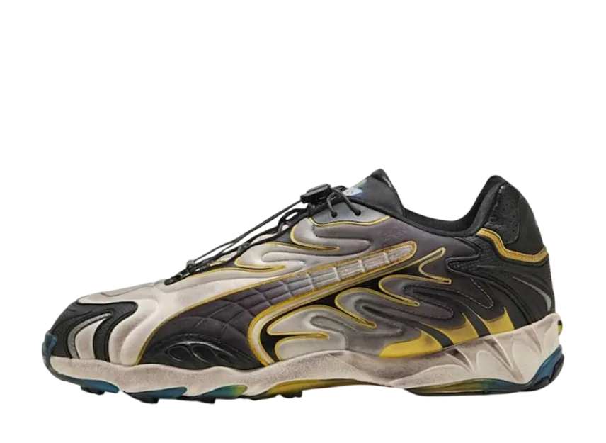 エイサップロッキー × プーマ インヘイル "ウォームホワイト/プーマブラック/ペレイエロー"