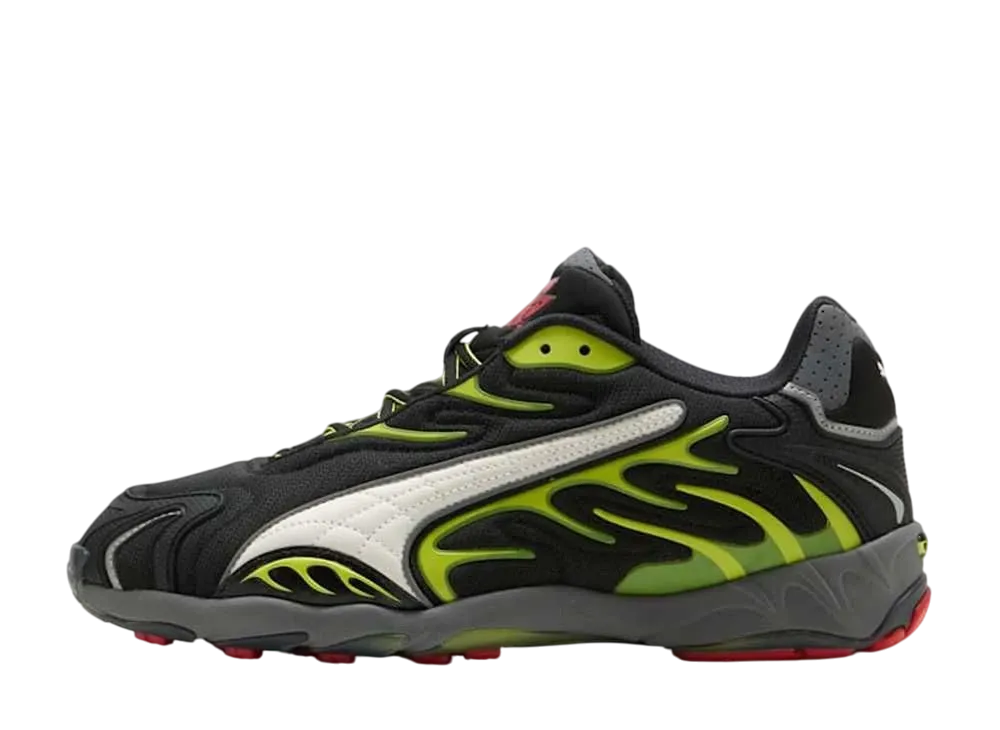 A$AP Rocky × Puma Inhale Mesh "Puma Black/Warm White/Lime Pow"