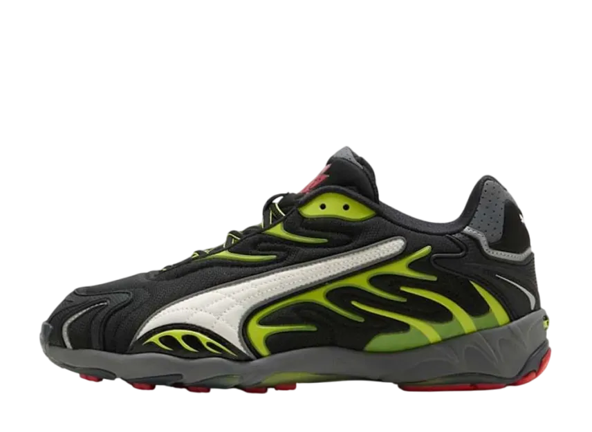 エイサップロッキー × プーマ インヘイル メッシュ "プーマブラック/ウォームホワイト/ライムパウ"