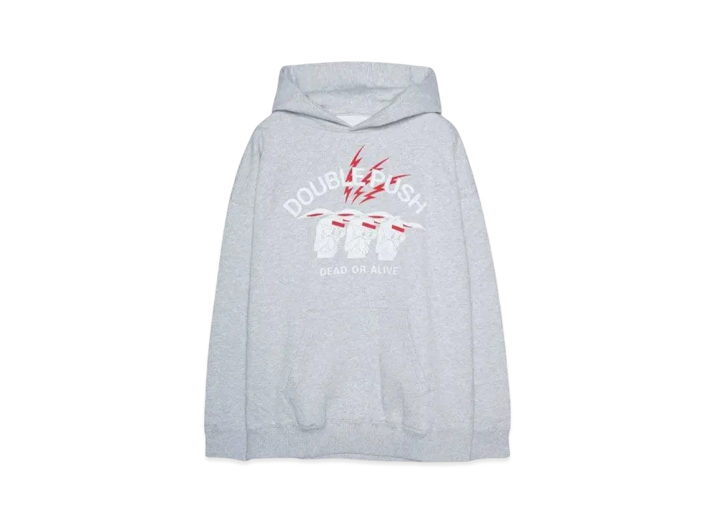 TAIN DOUBLE PUSH HYPE DROP EXCLUSIVE REVERSIBLE SWEAT HOODIE "GREY"