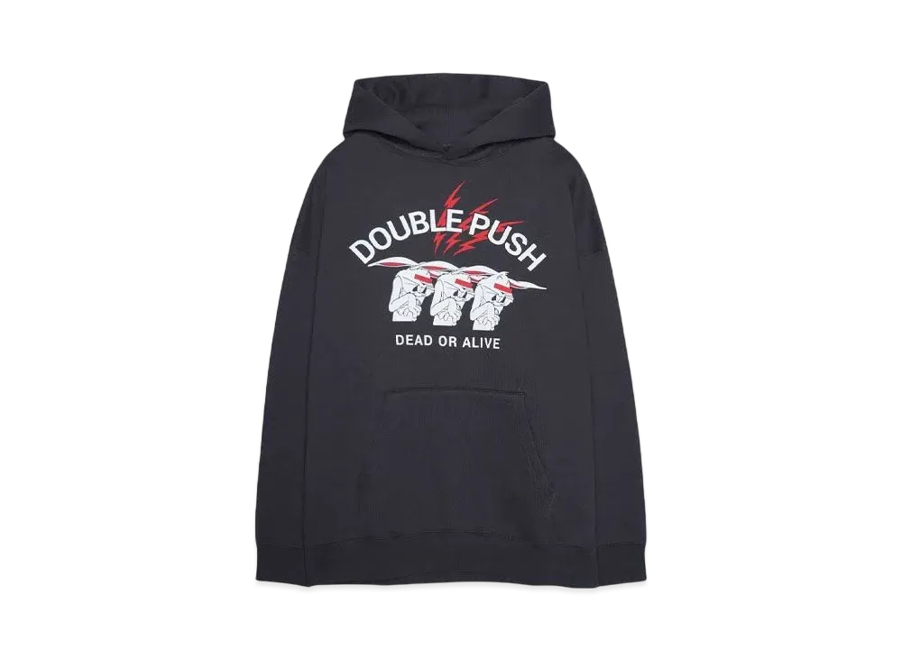 TAIN DOUBLE PUSH HYPE DROP EXCLUSIVE REVERSIBLE SWEAT HOODIE "BLACK"
