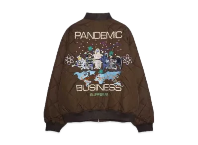 Supreme AOI Quilted Work Jacket "Brown"