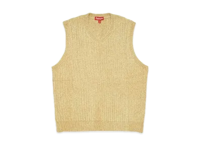Supreme Chenille Sweater Vest "Beige"