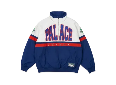 PALACE Breakout Half Zip Bomber "White Navy"