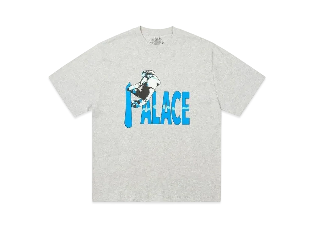 PALACE Pow Pow T-Shirt "Grey Marl"