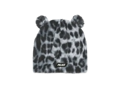 PALACE Furry Ears Nein Cuff Beanie "Snow Leopard"