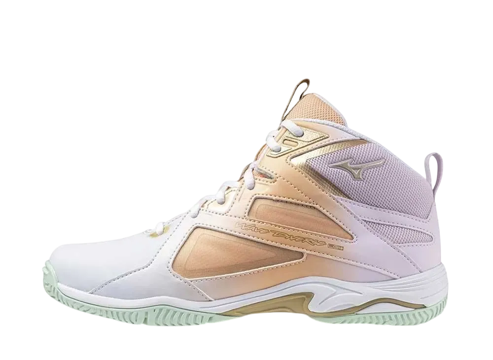 ミズノ ウエーブダイバース LG4 Ltd "ペールブルー/ゴールド/ペールピンク"