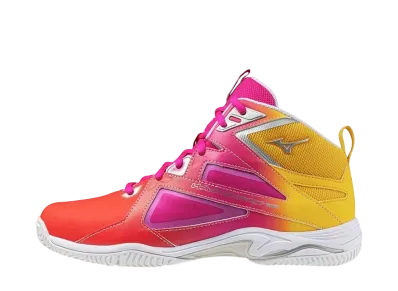 ミズノ ウエーブダイバース LG4 Ltd "レッド/シルバー/イエロー"