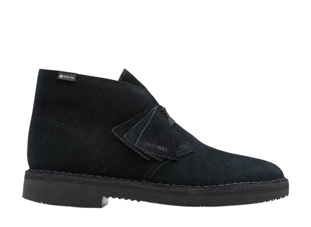 クラークス デザートブーツ ゴアテックス "ブラックスウェード"