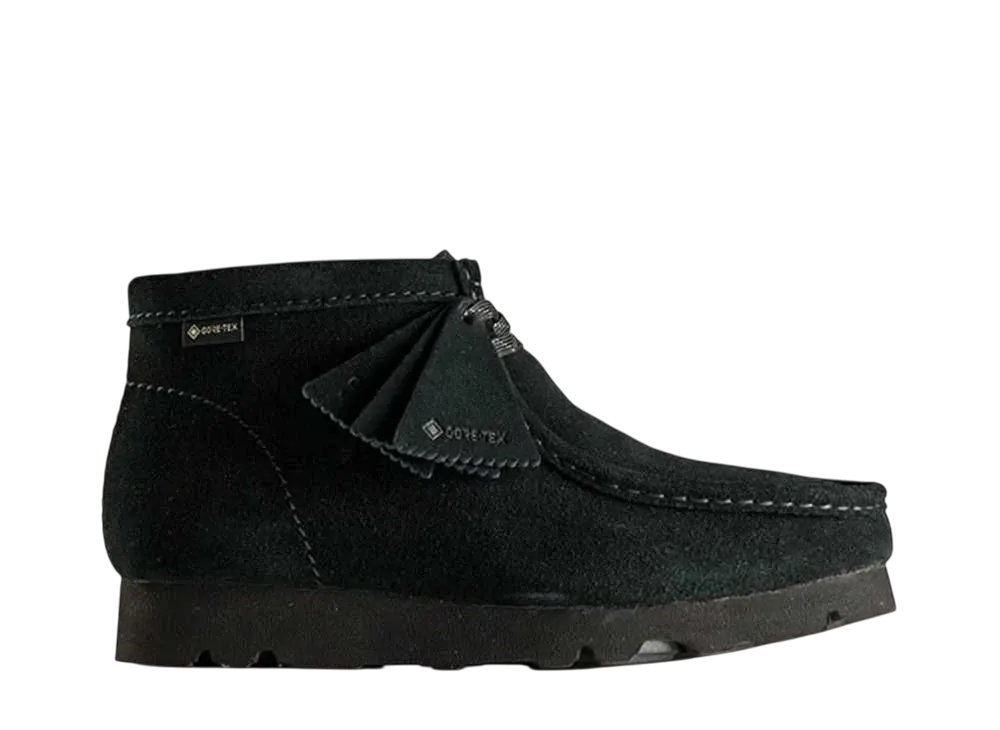 クラークス ウィメンズ ワラビー ブーツ ゴアテックス "ブラックスウェード"