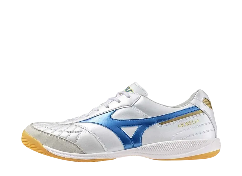 ミズノ モレリア サラ ジャパンイン "スーパーホワイトパール/レーザーブルー"