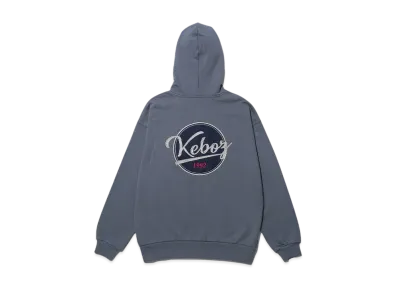 KEBOZ Bb Logo Sweat Full Zip Hoodie "Fog"