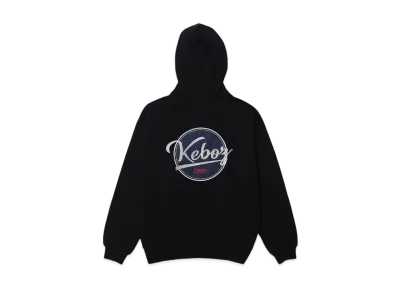 KEBOZ Bb Logo Sweat Full Zip Hoodie "Black"