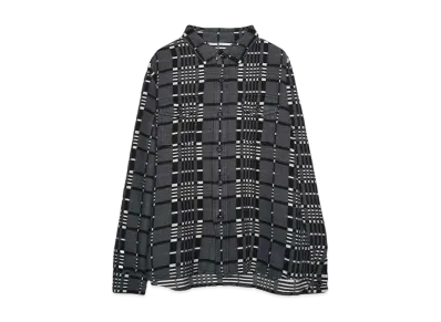 RATS CR FLANNEL GRAY CHECK SHIRT "GRAY CHECK"