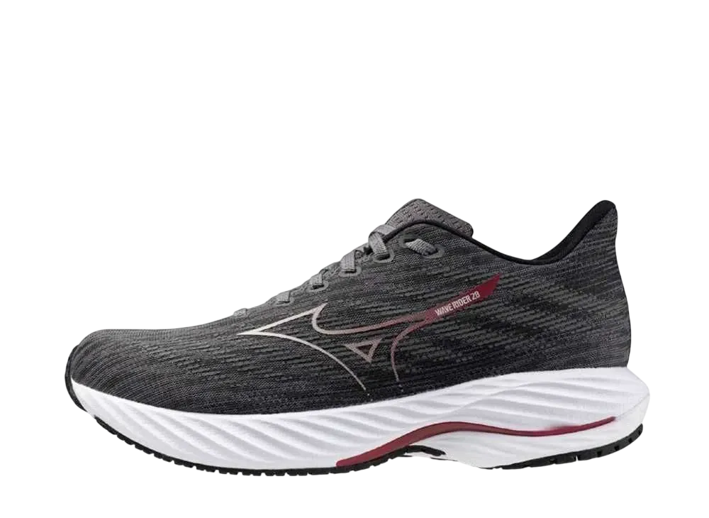 ミズノ ウエーブライダー28 "ダークグレー/ダークレッド"