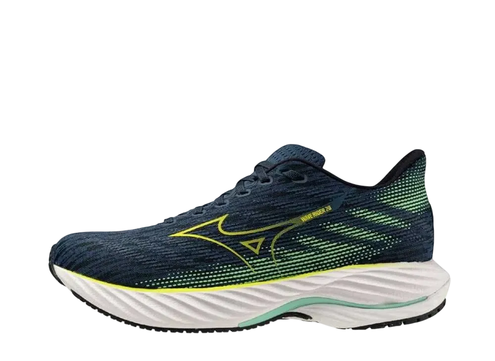 ミズノ ウエーブライダー28 "ダークグレー/イエロー/ミント"