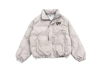 9090 90 Logo Rich Puffer Jacket "GRAY"