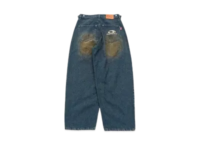 9090 Heisei Logo Wide Tuck Denim Pants 9090 Heisei Logo Wide Tuck Denim Pants