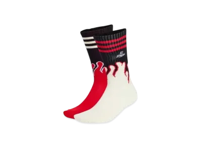 adidas x 100 Thieves Socks "Cream White/Red"