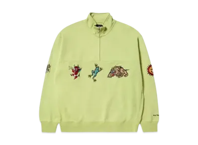 HUF Bledsoe Quarter Zip Fleece "Pistachio"