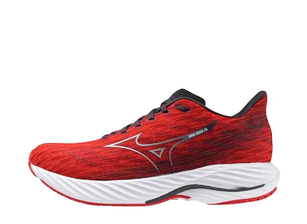 ミズノ ウエーブライダー28 SW "レッド/チャコールグレー/ホワイト"