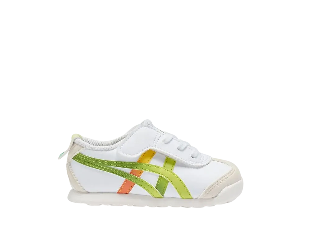 オニツカタイガー TD メキシコ66 "ホワイト/ネオンライム" (キッズ)