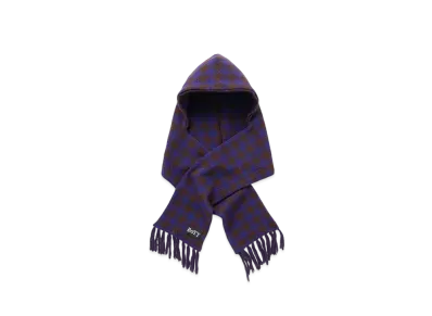 BoTT Houndstooth Hooded Scarf "Brown"