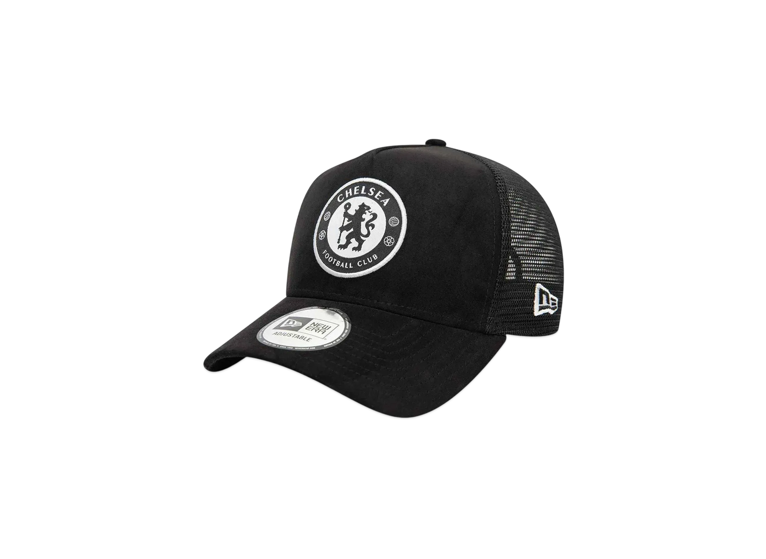 NEW ERA 9Forty A-Frame Trucker Europe Football Team Chelsea FC Synthetic Suede "Black"