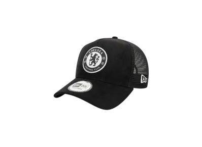NEW ERA 9Forty A-Frame Trucker Europe Football Team Chelsea FC Synthetic Suede "Black"