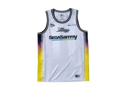 NEW ERA Basketball Game Shirt Sunrockers Shibuya 2024-25 Replica Uniform Away "White"